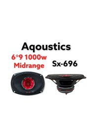 Resim Aqoustics Sx-696 1000W 6X9 Mıdrange Oval Oto Hoparlör 