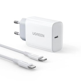 Resim 20W PD Şarj Cihazı Ve PD To Lightning 1 Metre Data Şarj Kablosu 