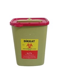 Resim Tıbbi Atık Kutusu 2,4 Lt 10 Adet Sarı 