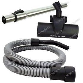 Resim Arnica Hydra Süpürge Hortumu Turbo Emici Başlık Teleskopik Boru 