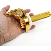 Resim Dashanshop Cnc Hızlı Twist Gaz Elcik 22mm Dayanıklı Sarı Renk Motosiklet Atv Dirt Bike 
