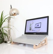 Resim Hanwood Laptop Yükseltici Ahşap Stand 