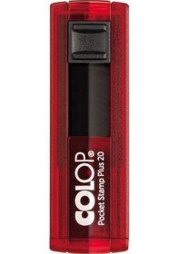 Resim Colop Cep20 Kaşe Kırmızı Kasa Kırmızı Keçe - 14 x 38 MM 