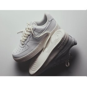 Resim Nike Air Force 1 '07 Premium Swoosh-fv0951-100 Beyaz 