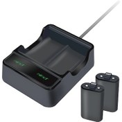 Resim Fosenze Xbox One Kumanda Pil Şarj Seti, İki Pil Eşzamanlı Şarj Edici, Led Gösterge, 4x Ni-cd Aa Pil İle Tamamlanmış 