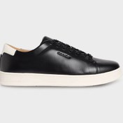 Resim Calvin Klein Deri Logolu Sneaker Ayakkabı HM0HM018590GK Erkek AYAKKABI HM0HM01859 0GK 