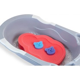 Resim Babyjem Bebek Küvet İçi Sünger + Yıkama Süngeri Kırmızı 