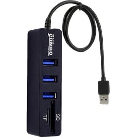 Resim Batcell USB Çoğaltıcı USB Çoklayıcı Tf Kartlı Sd Kartlı USB Hub 