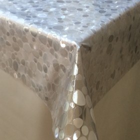 Resim Taner Pvc 140 cm Masa Örtüsü Gri 
