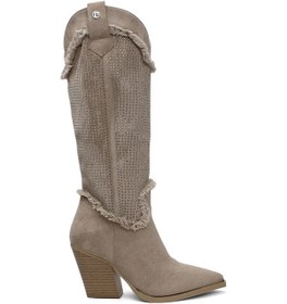 Resim Pierre Cardin Pcı-11164 Kadın Topuklu Çizme Vizon-vizon Vizon 