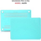 Resim Mcstorey Macbook Pro Kılıf 13inç Mat A1278 (ESKİ ETHERNET GİRİŞLİ MODEL 2008-2012) Ile Uyumlu 