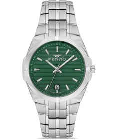 Resim FERRO Gümüş Çelik Kordon Erkek Kol Saati FM40143A-A6 