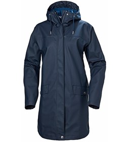 Resim Helly Hansen Lacivert Kadın Düz Yaka Yağmurluk HHA.53252_W KIRKWALL II RAINCOAT 
