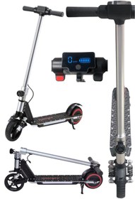 Resim Cool Wheels Elektrikli LED Işıklı Katlanabilir Çocuk Scooter - Çift Frenli- Çift Süspansiyonlu 8 yaş ve üzeri 