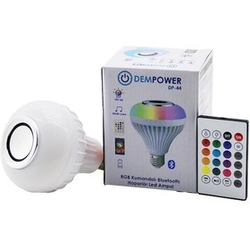Resim 2ın1-kumandalı Rgb Led Ampul - Bluetooth Hoparlör Müzik Çalar Led-7w - Hoparlör-3w 5365 