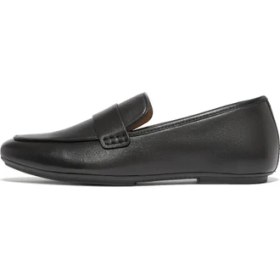 Resim Kadın Oxford ( Klasik) HX9-001 Fitflop Delıcato Soft Leather Loafers Black 