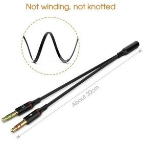 Resim Daytona Sk-04 3.5 Mm Mikrofon Ve Kulaklık Ayırıcı Birleştirici 