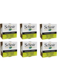 Resim Schesir Jelly Ton Balıklı ve Mahi Mahili Yetişkin Kedi Konservesi 6 x 85 G 