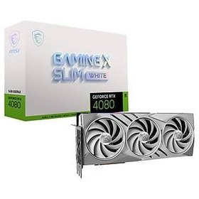 Resim MSI RTX 4080 16GB GAMING X SLIM WHITE GDDR6X 256B Ekran Kartı 