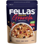 Resim FELLAS Kırmızı Meyveli Granola 270g 