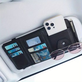 Resim Çoğu Araba Modeli İçin Uygun, Bu Kart, Bilet Tutucu, Gözlük Tutucu, Telefon ve Kimlik Depolama Organizatörü, Arabanızın İç Düzeni ve Pratikliğini Artırır. Tatiller İçin Mükemmel Hediye 