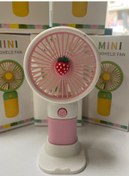Resim Ventus Concord Ms50 Mini Fan Vantilatör Şarj Edilebilir Pilli -pembe 