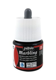 Resim Pebeo Marbling Ebru Boyası Black 45 Ml Şişe 130-09 