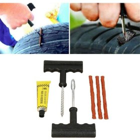 Resim 6 Parça Araba Motosiklet Otomobil Bisiklet Lastik Tamir Kiti Araç Bakım Seti 5324 