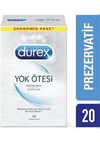 Resim Durex Yok Ötesi Ekstra His Prezervatif 20'li 