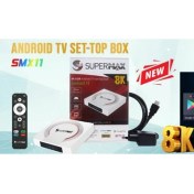 Resim Supermax Smx 11 8k Hdr Android 11 Tv 2gb Rm 16GB Flash 