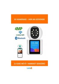 Resim Akıllı Ev Kamerası 2.4 Ghz Bluetooth Sesli Görüntülü İletişim 