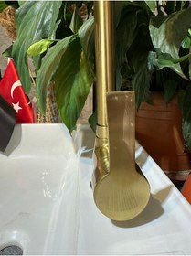 Resim İsaoğlu Yapı Mat Gold Evye Bataryası Mat Altın Musluk Armatür Gold 