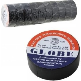 Resim Globe Izole Bant Siyah Globe (10 Adet) 