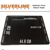 Resim Silverline Uyumlu Ankastre Fırın Emaye Derin Tepsi 44.8 X 36 - 446900758 