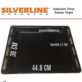 Resim Silverline Uyumlu Ankastre Fırın Emaye Derin Tepsi 44.8 X 36 - 446900758 