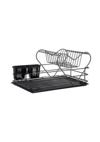 Resim Teknotel Iki Katlı Kalpli Tabaklık Bulaşıklık Mat Siyah Kb011 Çok Renkli 