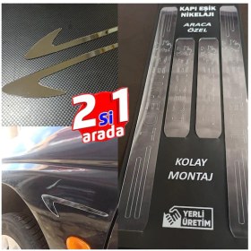 Resim Peugeot 305 Kapı Eşiği Set + Çamurluk Vent Krom Görsel 