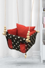 Resim Genel Markalar Siyah Yıldız Kırmızı Kombin Dream Swing Salıncak 