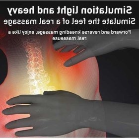 Resim Wondernest Çok Fonksiyonlu Sıcak Kompres Boyun Masaj Yastığı, Araba Servikal Omurga Masajı, Mavi, 6 Tuş 