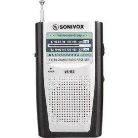 Resim Ftt Shopping Market Gümüş Renk Analog Radyo Vs-R2 