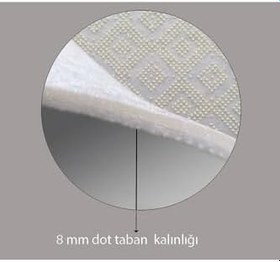 Resim Rovigo Dijital Baskı Yıkanabilir Kaymaz Taban Oval Salon Halısı Rvg7225-ht994, Kırmızı, 100 x 200 