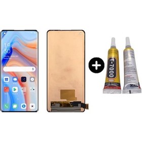 Resim Te Oppo Reno 4 Pro Hk Lcd Dokunmatik Ekran + B7000 
