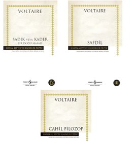 Resim Türkiye İş Bankası Kültür Yayınları 3 Kitap Set: Cahil Filozof - Safdil - Sadık Veya Kader – Bir Doğu Masalı TELEFON TUTUCU HEDİYE 