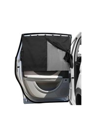 Resim Chuangyinshop Black 2 Parça Araç Güneşlik Manyetik Çift Katlı Siyah Görünmez Yan Cam Pencere Panjuru 