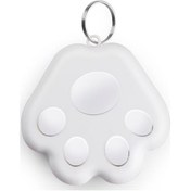 Resim Yaozixa Bt 4.0 Bluetooth Takip Cihazı, Çift Yönlü Kayıp Engelleme, Fotoğraf/ Ses Kaydı Kontrolü, Düğme Pil, Beyaz 