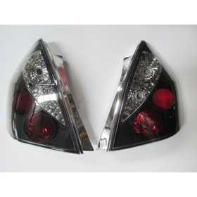 Resim FAM Honda Jazz 01/08 Modifiye Stop Lambası Sağ/sol Set 2 Parça Füme/siyah (Tyc) 