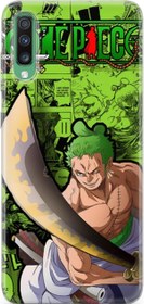 Resim Samsung Galaxy A50 için Anime 10 Koruyucu One Piece Zoro 