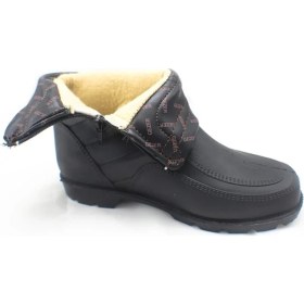 Resim Gezer Kaymaz Taban Içi Yünlü Su Geçirmez Fermuarlı Çizme 