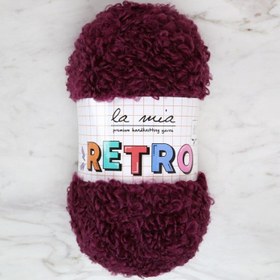Resim La Mia RETRO Mor El Örgü İpi - LM5131 
