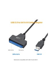 Resim Usb 3.0 Sata Çevirici Kablo 2 5 Inç Ssd Ve Hdd Için Sata 
